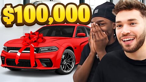 Adin Ross Surprises His Friend With A Hellcat!