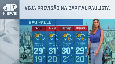 Previsão do tempo aponta dia chuvoso para São Paulo nesta sexta (13)