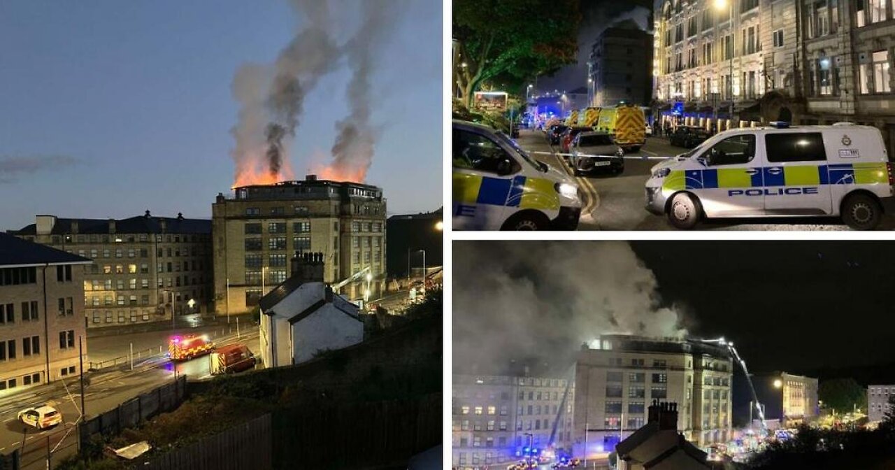 Were Bradford apartments set on fire to stop migrants moving in?