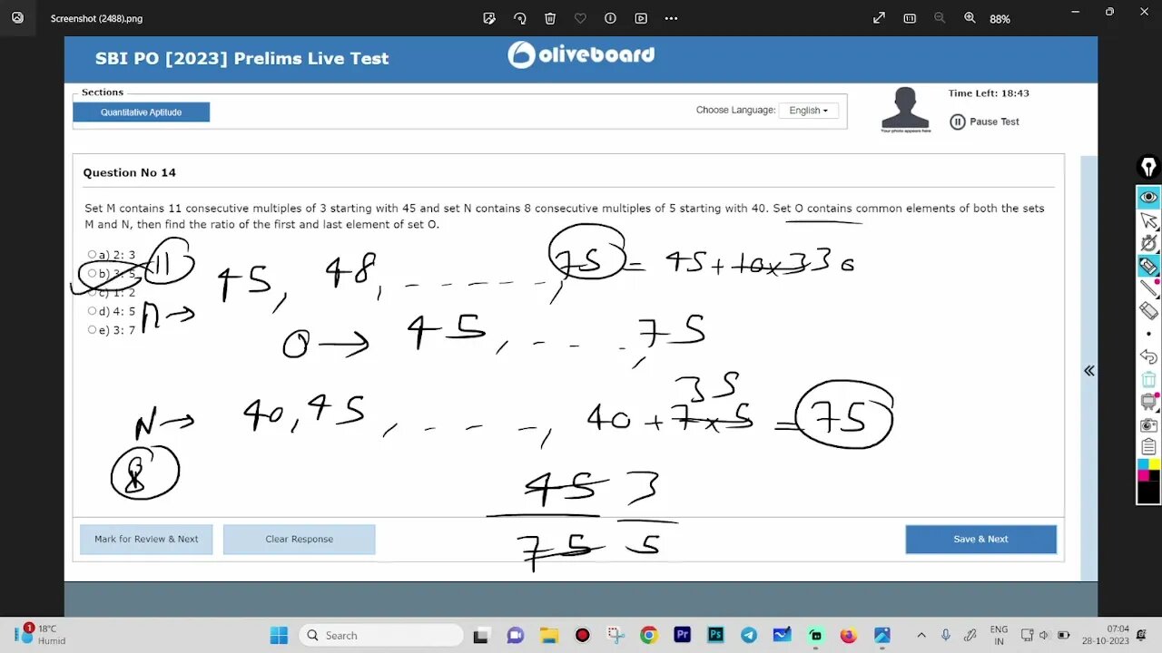 🔥 Maths Solutions SBI PO Oliveboard 28 Oct | MEWS Maths #ssc #oliveboard #sbipo