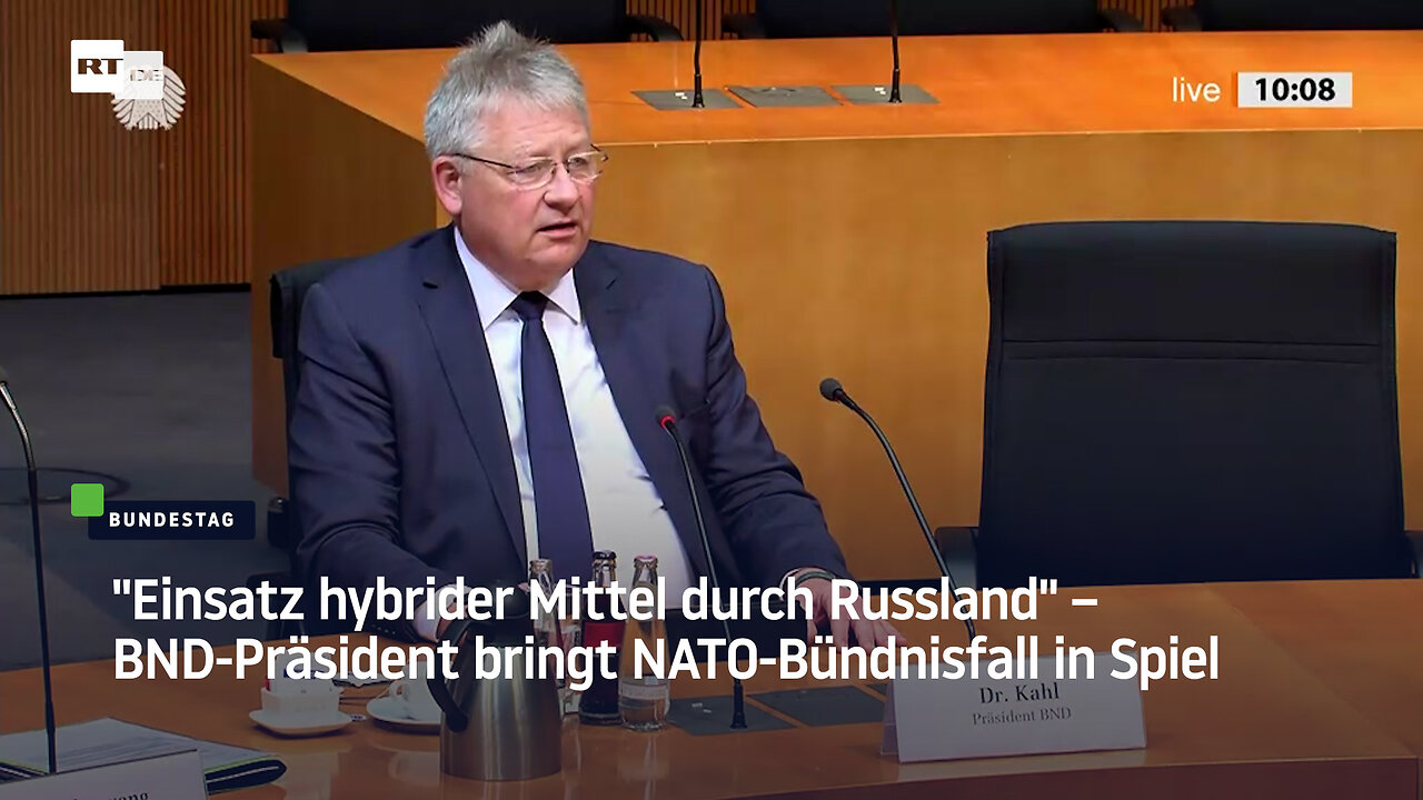 "Einsatz hybrider Mittel durch Russland" – BND-Präsident bringt NATO-Bündnisfall ins Spiel