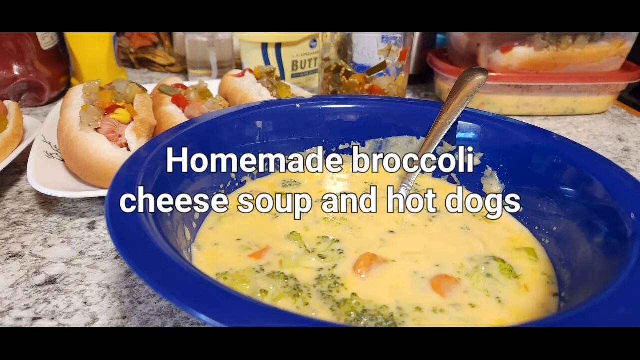 Special request homemade broccoli and cheese soup