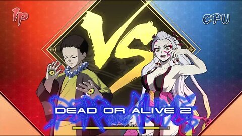 Boss Yahaba Vs. Daki - Jintsuriki - Dead Or Alive 2 Music - 100% Damage Combo - VERY HARD CPU