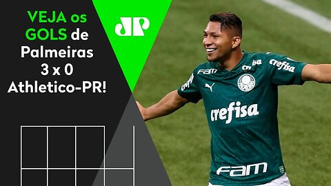 RONY DECIDIU! Veja os GOLS de PALMEIRAS 3 X 0 ATHLETICO-PR!