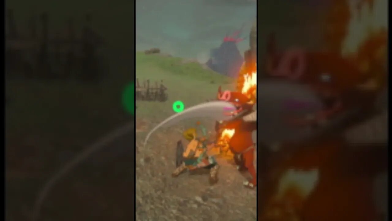 Urbosa fights Thunderblight Ganon! #legendofzelda #zelda #hyrulewarriors #ageofcalamity #shorts
