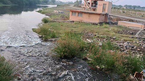 river near temple