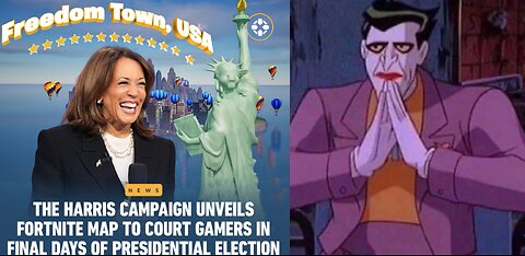 Harris Campaign's Fortnite Map, Freedom Town, USA, Is Themed Around Her Policies