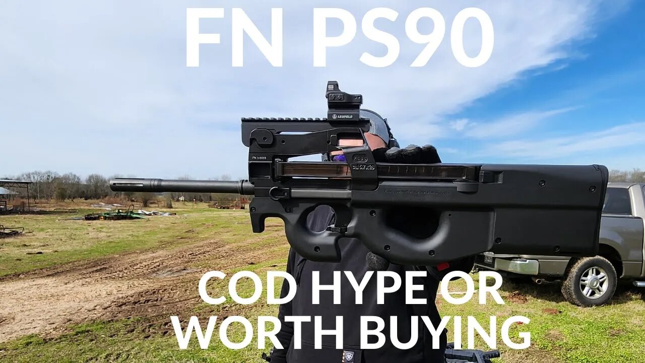 THE FN PS90!!!!! (First shots and review)