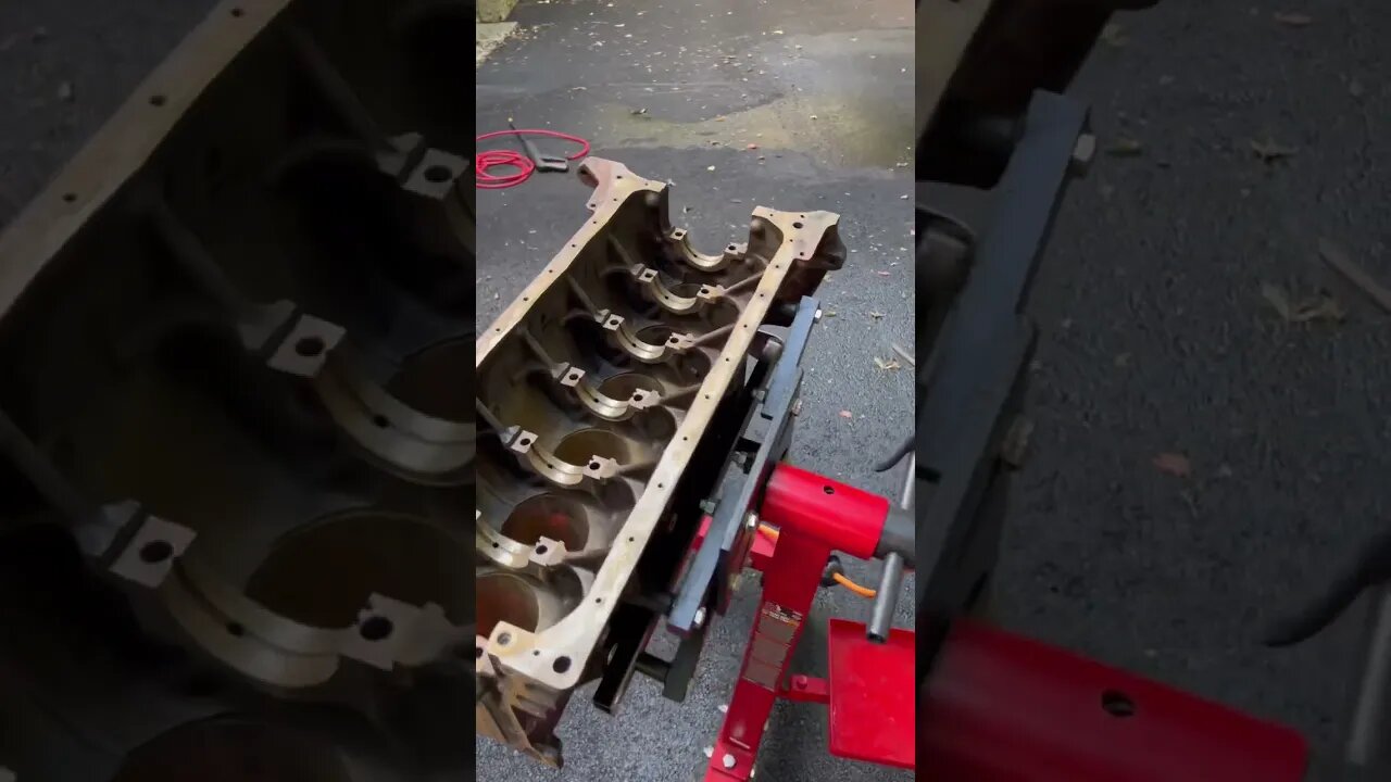 BMW E34 M5 Inline 6 Cylinder Engine Block Clean and Degrease Engine Rebuild Automotive Restoration