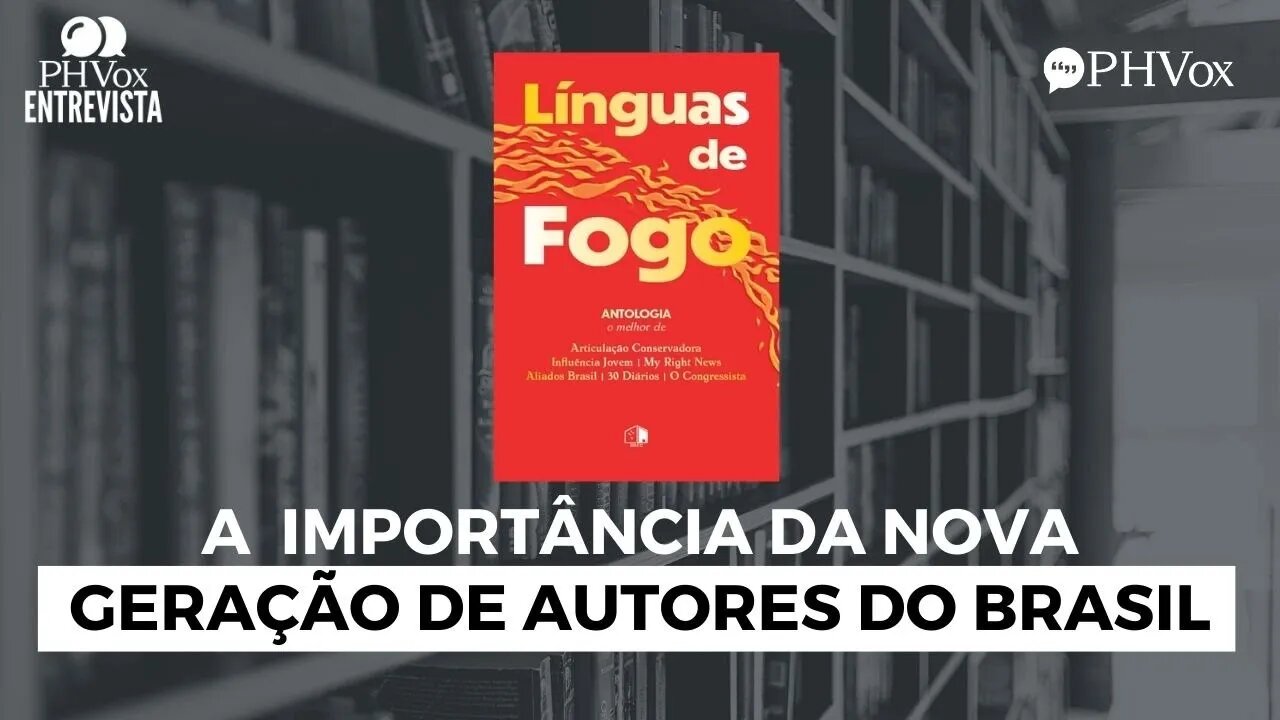 Dennys Andrade e Prof D! Falam sobre o livro "Línguas de Fogo"