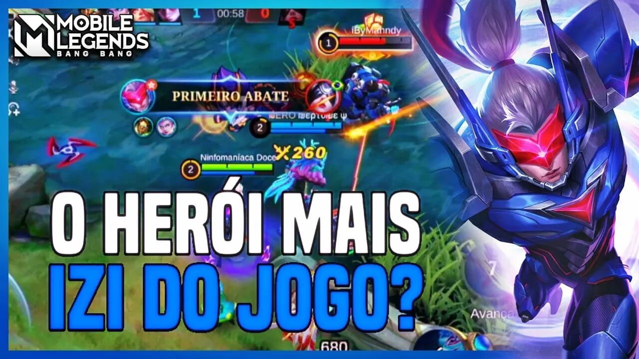 QUALQUER UM JOGA COM ESSE HERÓI DE TÃO FÁCIL KKKKKKKKKKKKK | MLBB