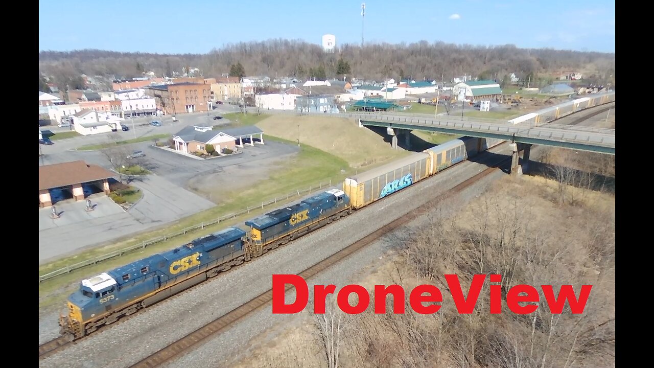 DroneView of Train