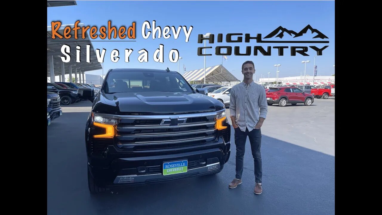 Refreshed High Country Silverado Ecotec 2022 AWD - Interior and Exterior