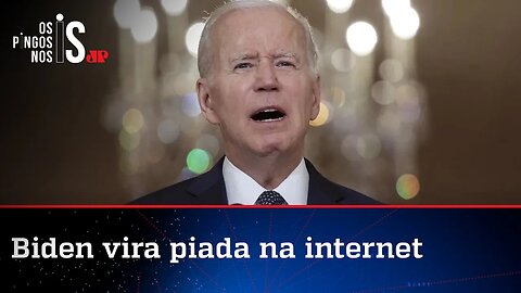 Vexatório! Biden se atrapalha e lê instruções de assessores em teleprompter