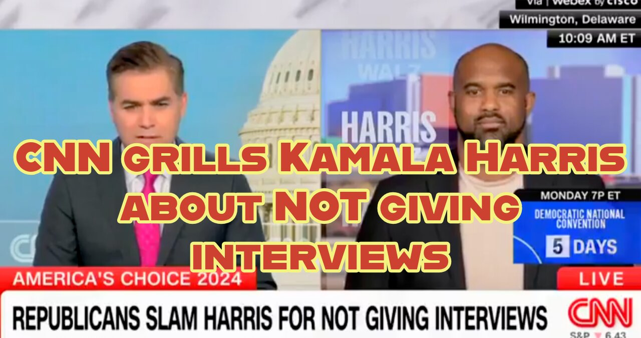 CNN grills Kamala Harris campaign for not doing interview