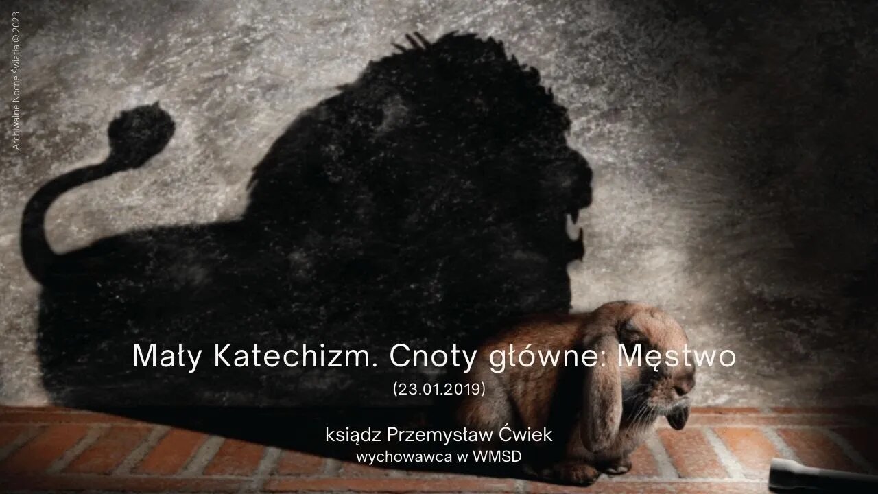 Mały Katechizm. Cnoty główne: Męstwo (23.01.2019)