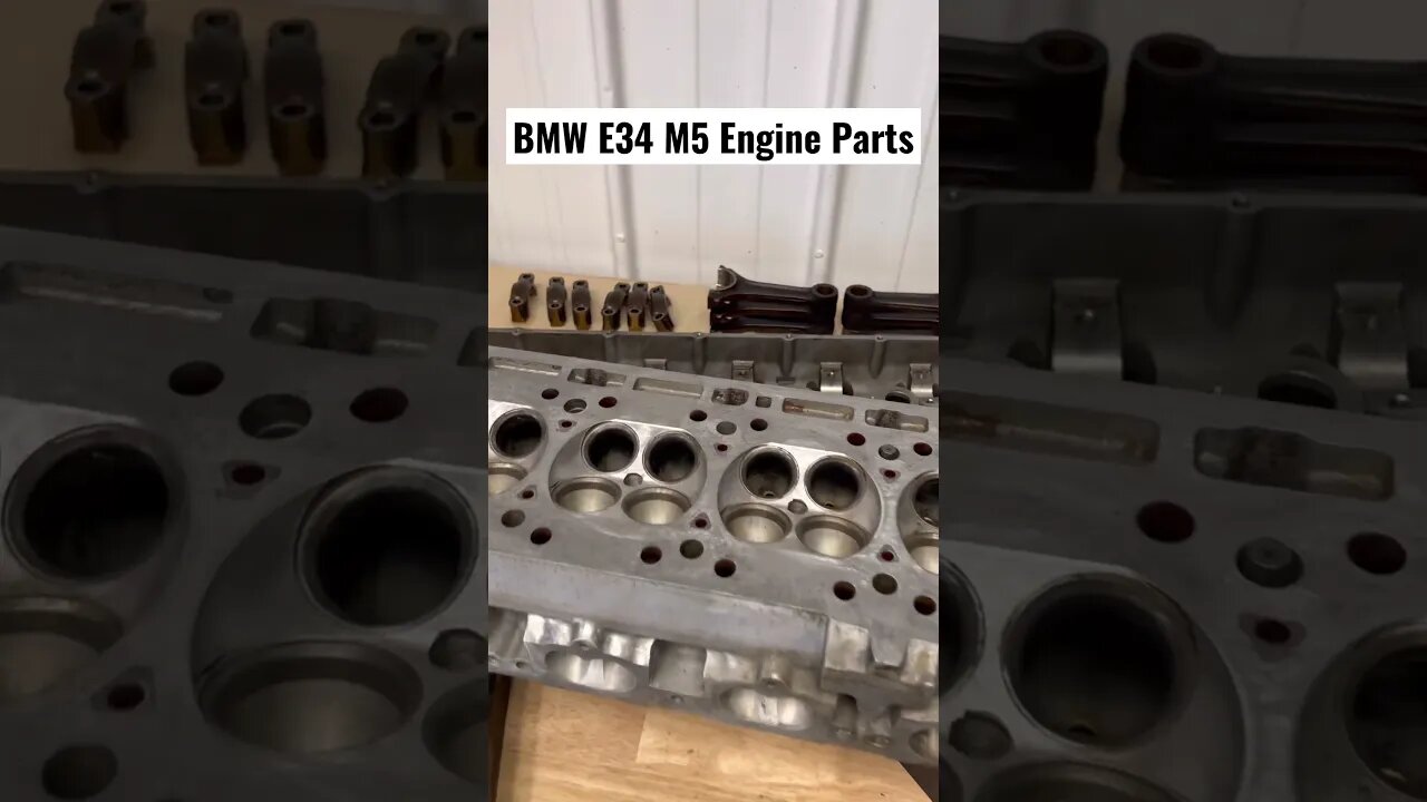 BMW E34 M5 Engine Parts #bmw #cars #bmwm5 #bmwe34 #diy #restoration #automotive #mechanic #engine