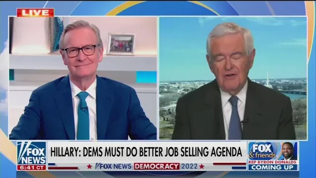 Newt Gingrich on Fox News Channel's Fox & Friends | Apri 4, 2022