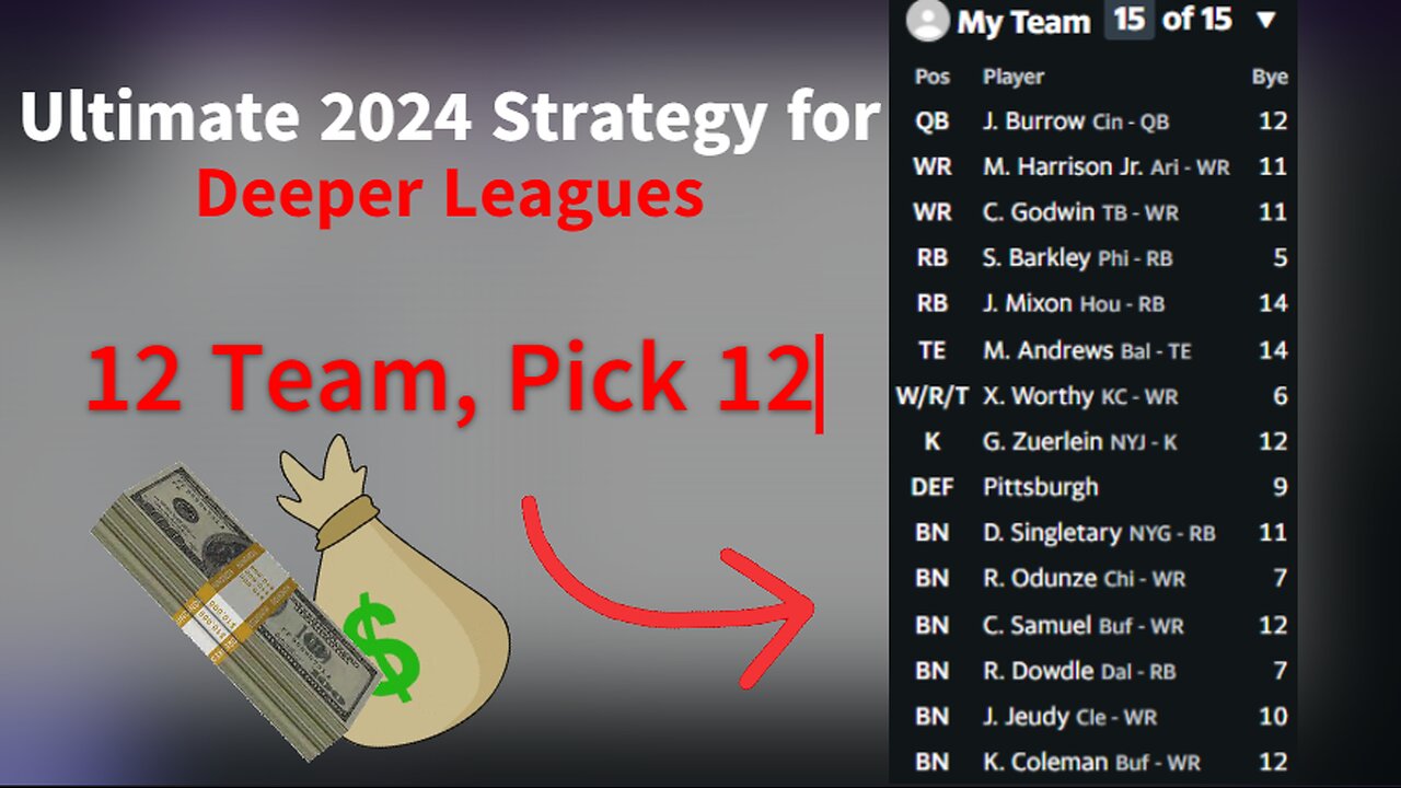 ULTIMATE Fantasy Football Strategy 2024 - WIN your league! FULL Mock Draft