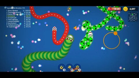 CASUAL AZUR GAMES Worms Zone .io - Hungry Snake 37