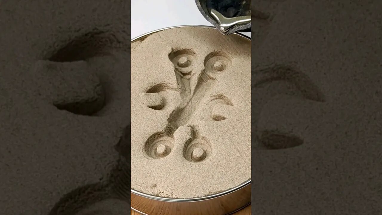 Metal Casting with Sand. #shorts #shortsfeed #cool