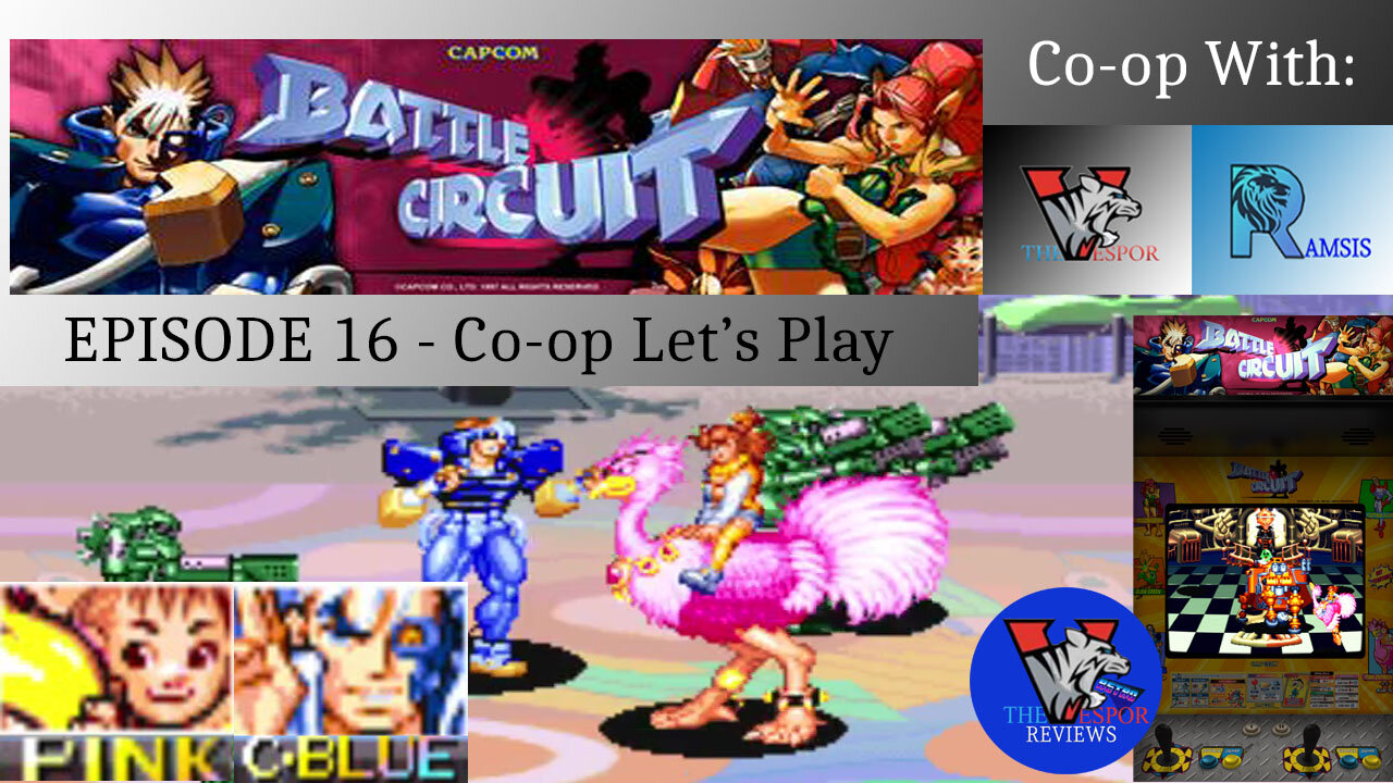 Retro Arcade Gameplay| Battle Circuit | Arcade Playthrough | Let's Play | Co-Op | Pink and C.Blue