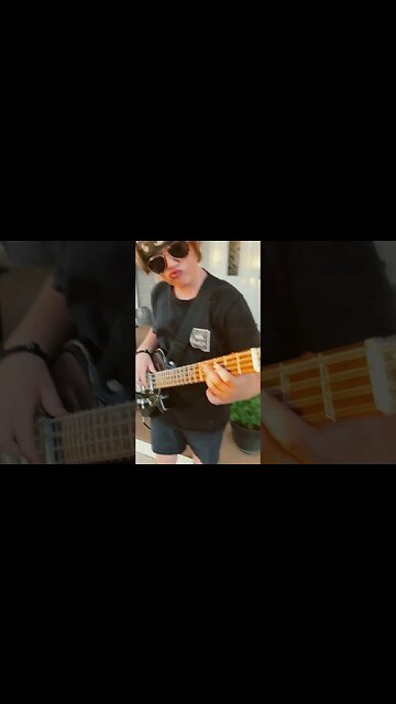 Wolf Man Wyatt Plays “Money” #pinkfloyd #moneysong #bassguitar #music #rock