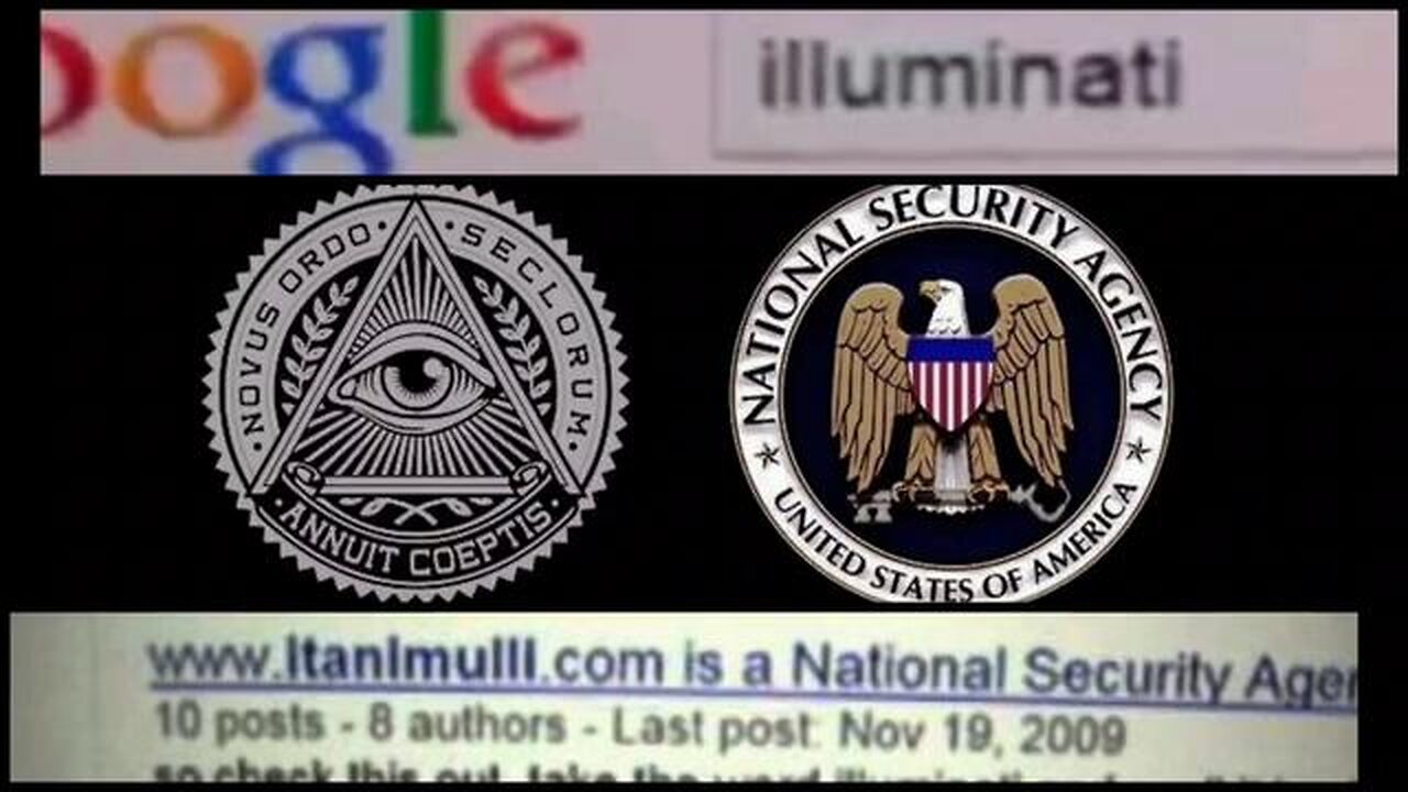 Type 'Illuminati' backwards (Itanimulli) into a web browser followed by ".com"