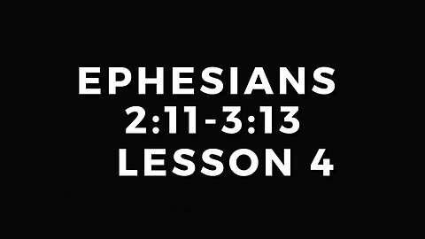 Ephesians Lesson 4