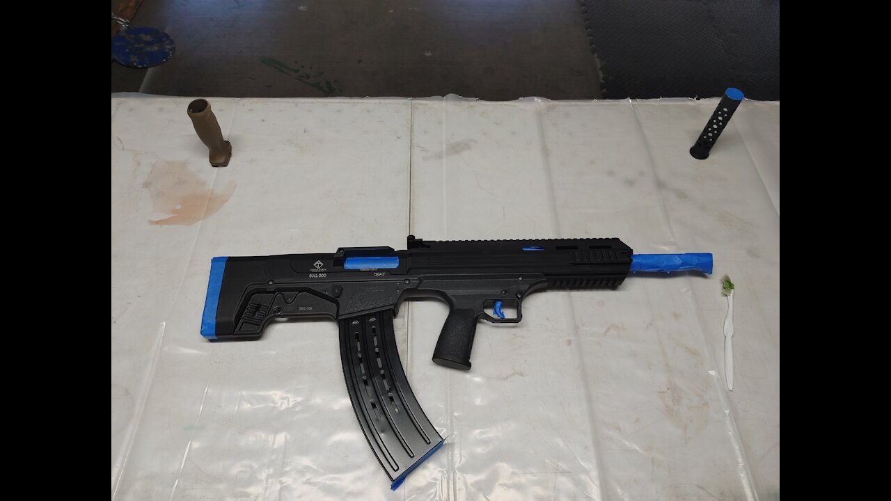 Gold Bullpup Shotgun Part 1