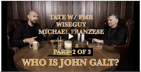 PART 2 FMR WISE GUY GANGSTER MICHAEL FRANZESE SITSDOWN W/ ANDREW TATE. SOLUTION 4 OUR WORLD. JGANON