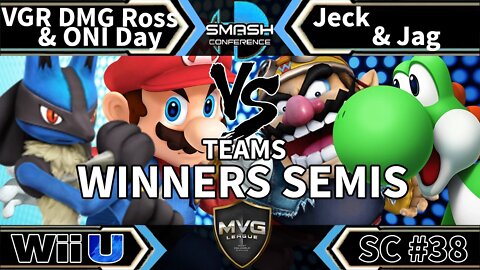 VGR DMG|Ross & ONI|Day vs. Jag & Jeck - Teams SSB4 Winners Semis - Smash Conference 38