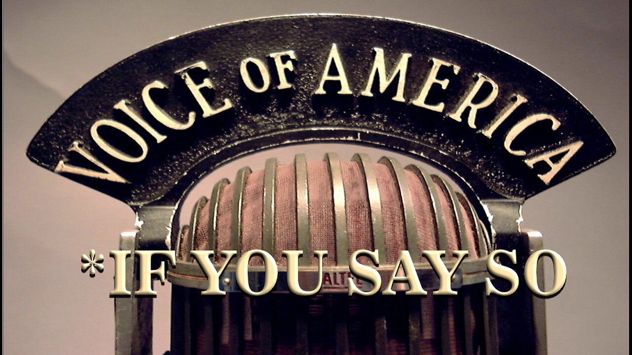 Voice Of America *If You Say So