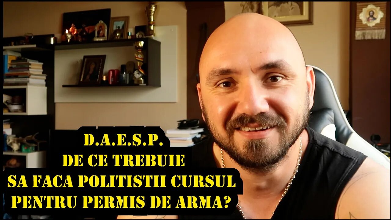 D.A.E.S.P. - DE CE TREBUIE SA FACA POLITISTII CURSUL PENTRU PERMIS DE ARMA?