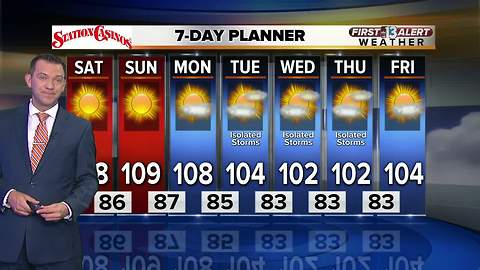 13 First Alert Las Vegas weather August 18 morning