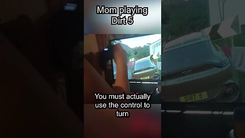 Mom playing DIRT 5 be like #shorts