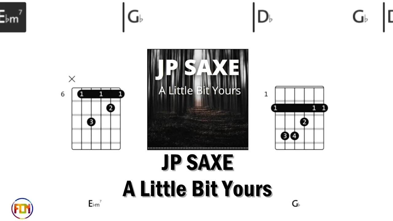 JP SAXE A Little Bit Yours - FCN Guitar Chords & Lyrics HD