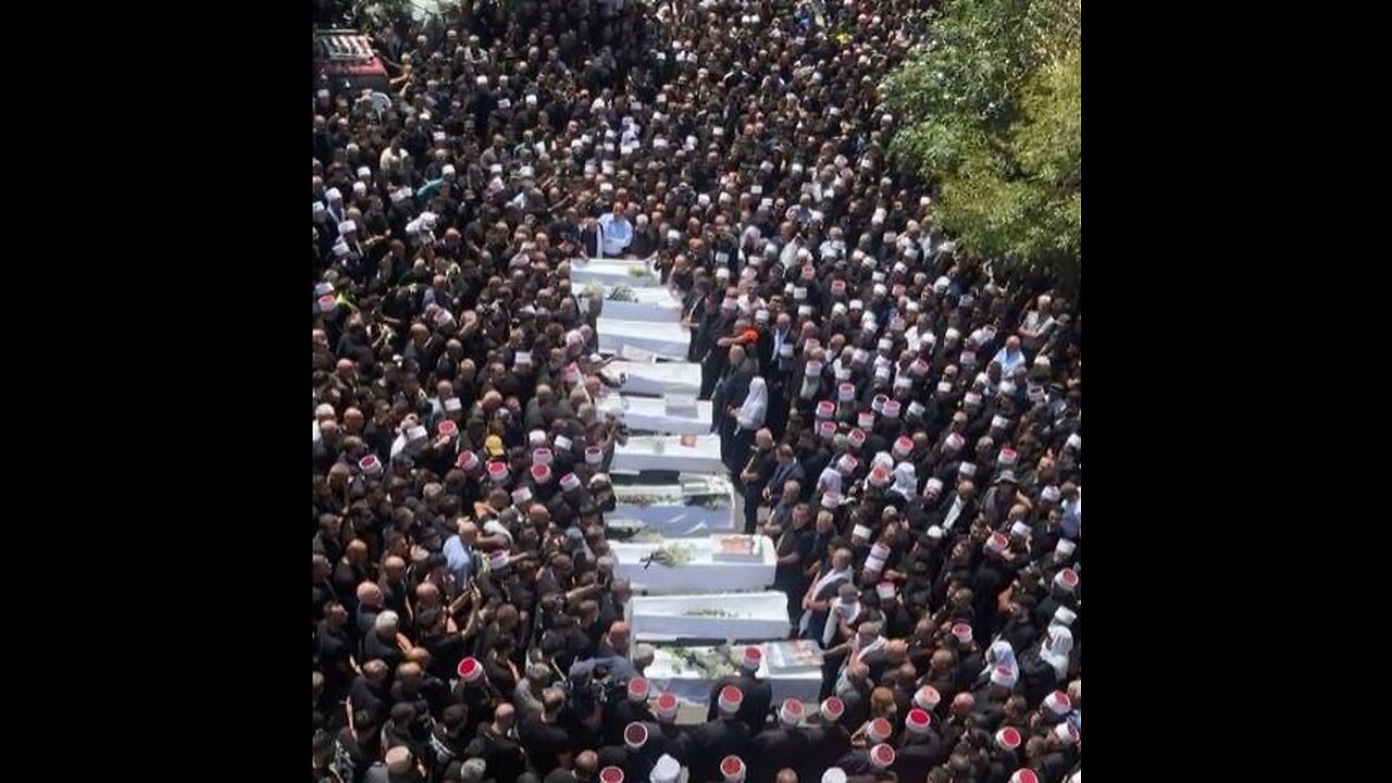 "Heartbreak in Majdal Shams: Hundreds Mourn the Loss of 12 Children"