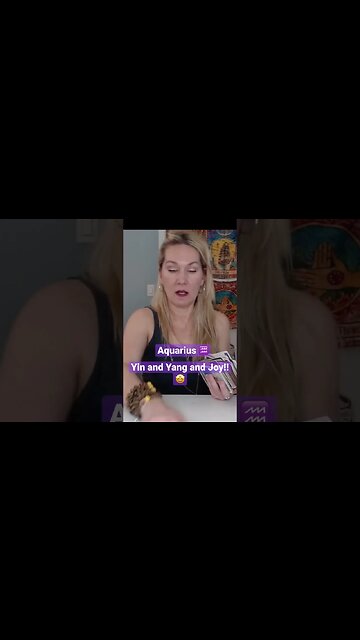 Aquarius ♒️ current energy tarot card reading #aquarius #tarot #shorts