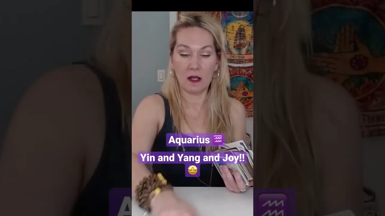 Aquarius ♒️ current energy tarot card reading #aquarius #tarot #shorts