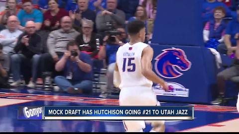 Mock Draft has Hutchsion being #21 to Jazz