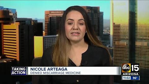 Woman denied miscarriage medicine in Peoria