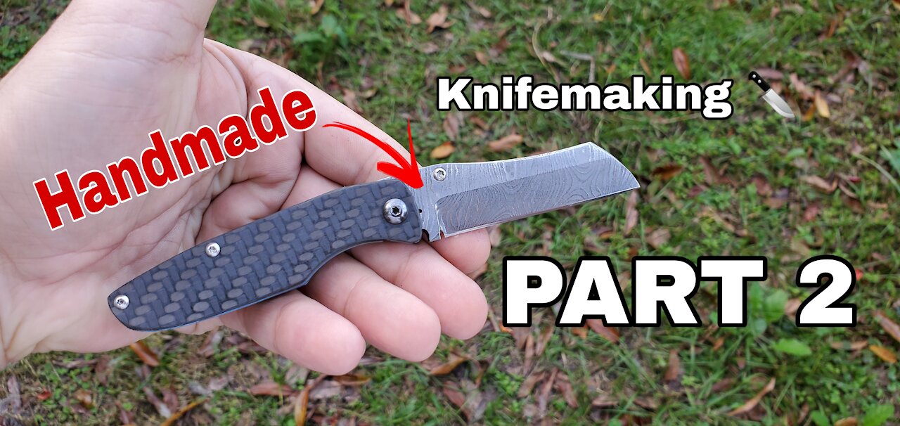 The Making of the Dactyl Small Pocket Knife - Part 2 of 2 #knifemaking