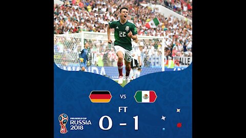 #MEXICO le gana a #ALEMANIA (#RUSIA2018)