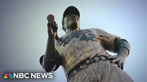 New Jackie Robinson statue returns to Kansas after original was stolen