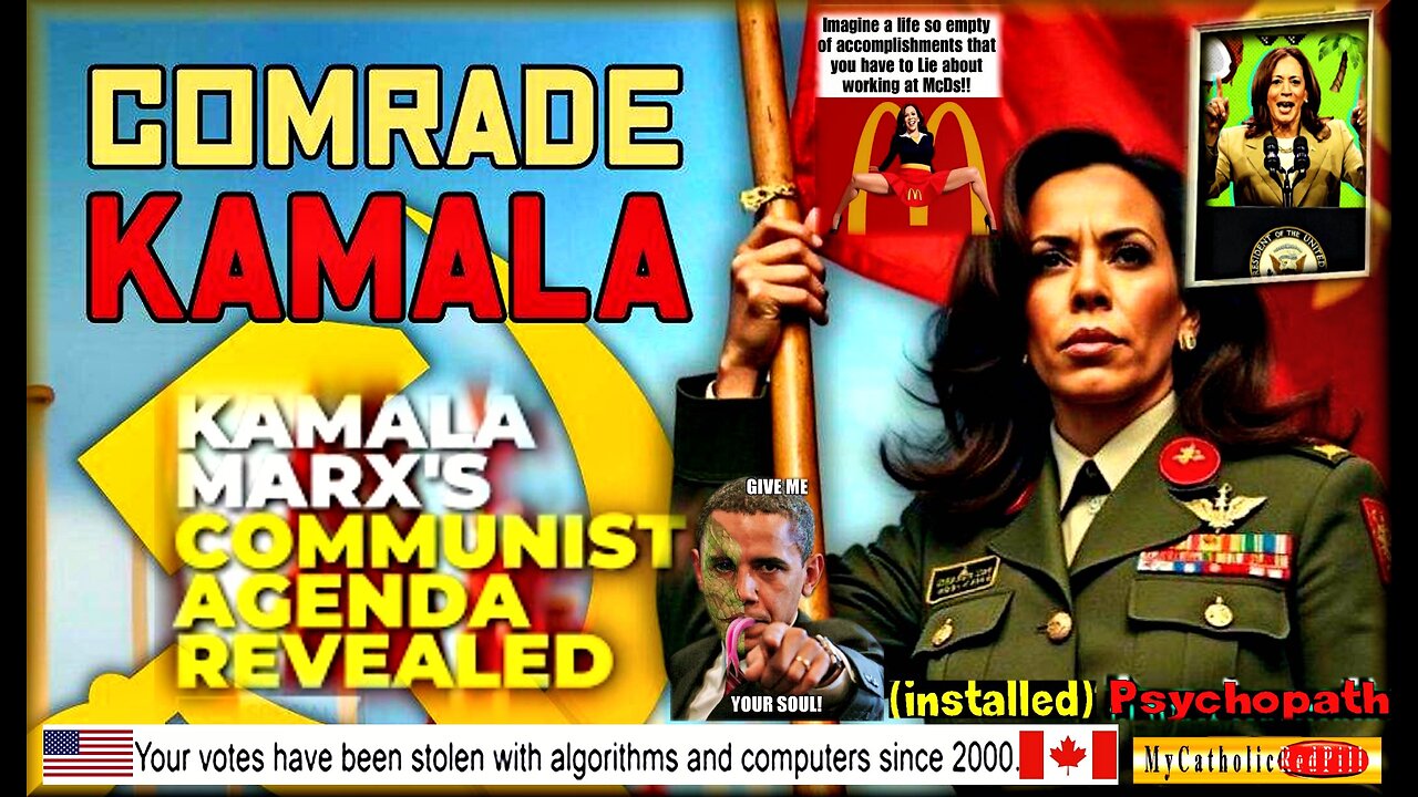 Comrade Kamala Marx’s Communist Agenda Revealed – (Kamala’s A Big Fat Liar) - Marcum