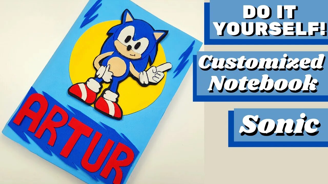 DIY - How to Make Customized Notebook EVA Foam Sonic