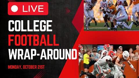 Georgia Crushes Texas?! | College Football Wrap-Around LIVE | Monday, October 21st