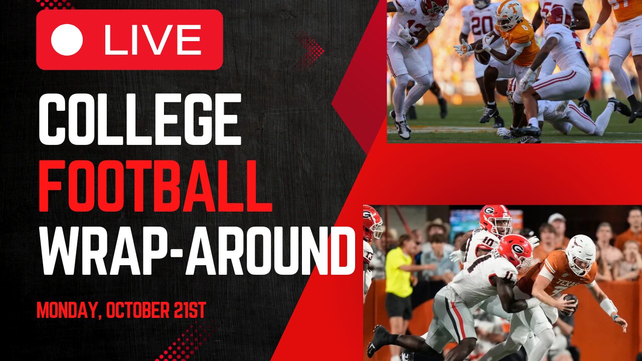 Georgia Crushes Texas?! | College Football Wrap-Around LIVE | Monday, October 21st