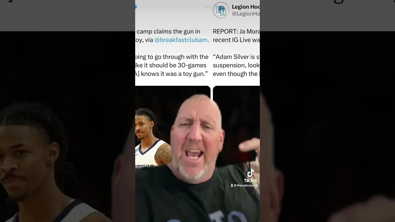 JA MORANT SAYS GUN WAS FAKE!? 👀 😂 | COACH JB’S DAILY RANT